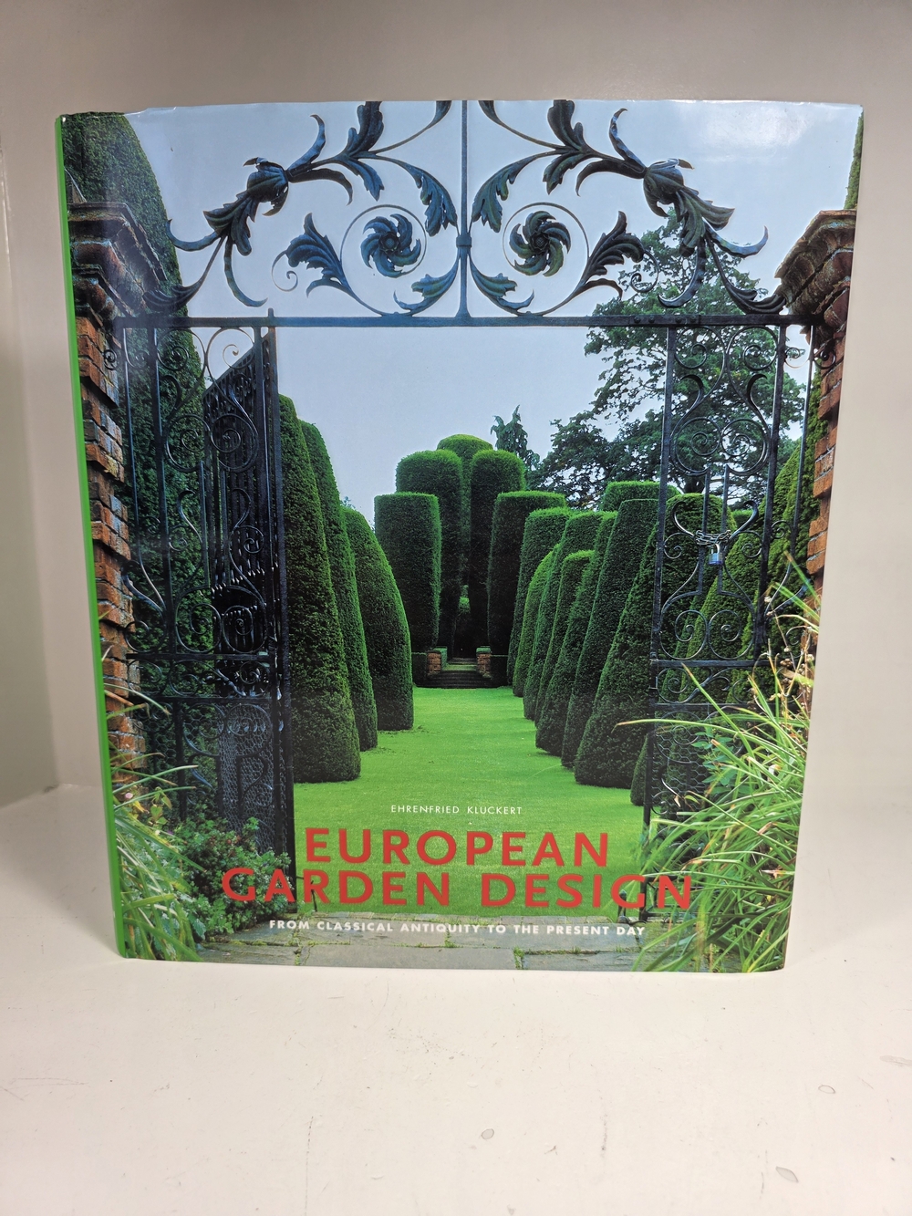 European Garden Design Coffee Table Book - Green Cover